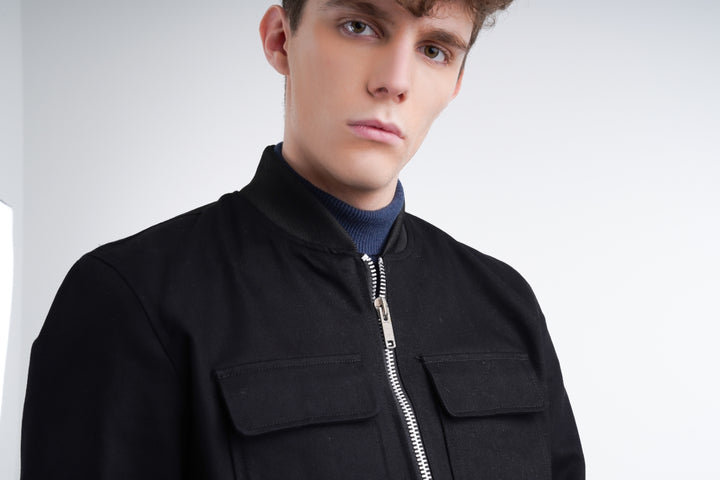 Black Serge Jacket Equator