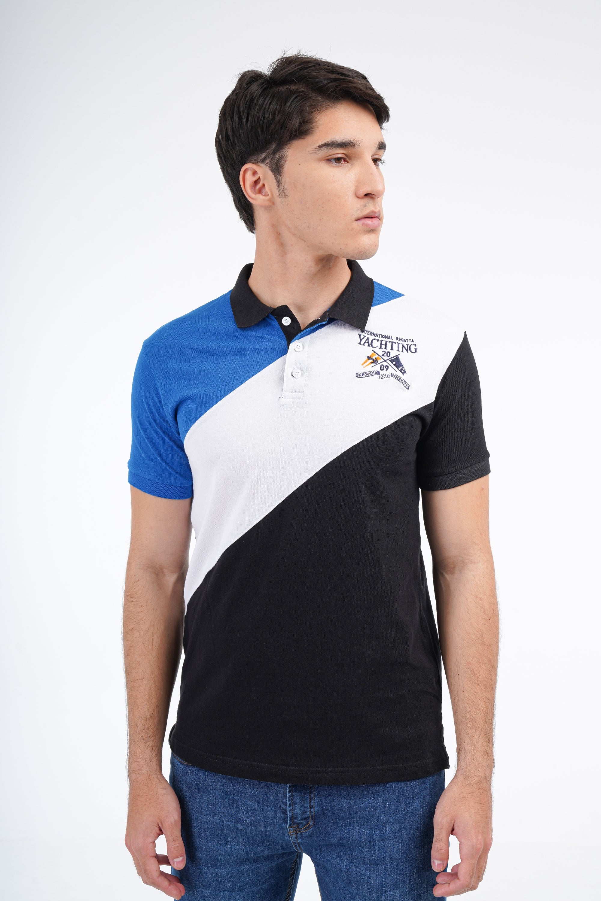 Inclined Stripe Polo