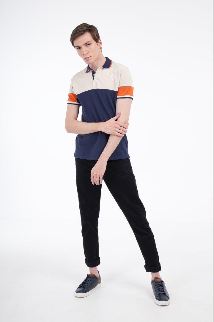 Color Block Polo Equator