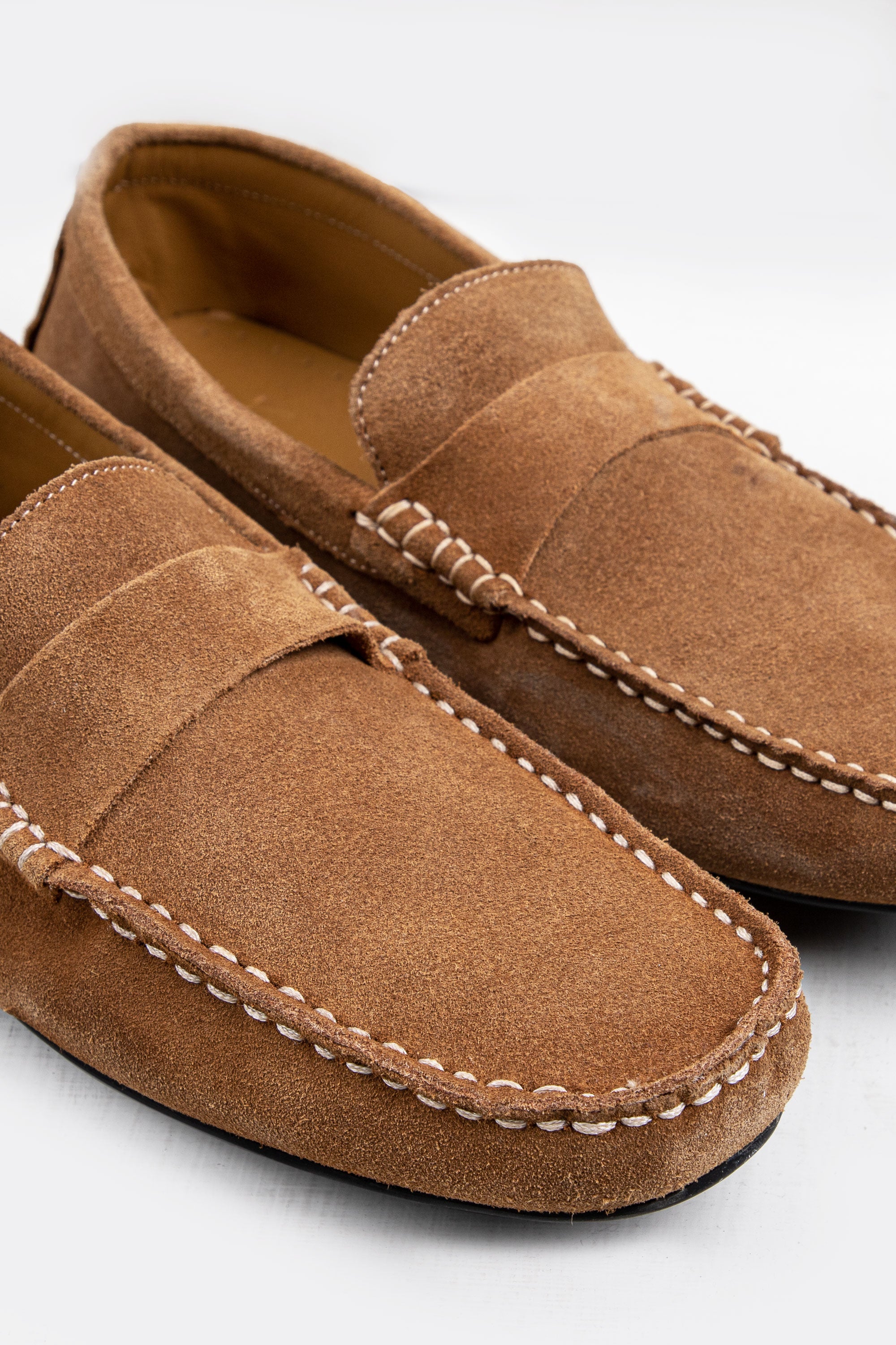 Tawny Suede Loafers