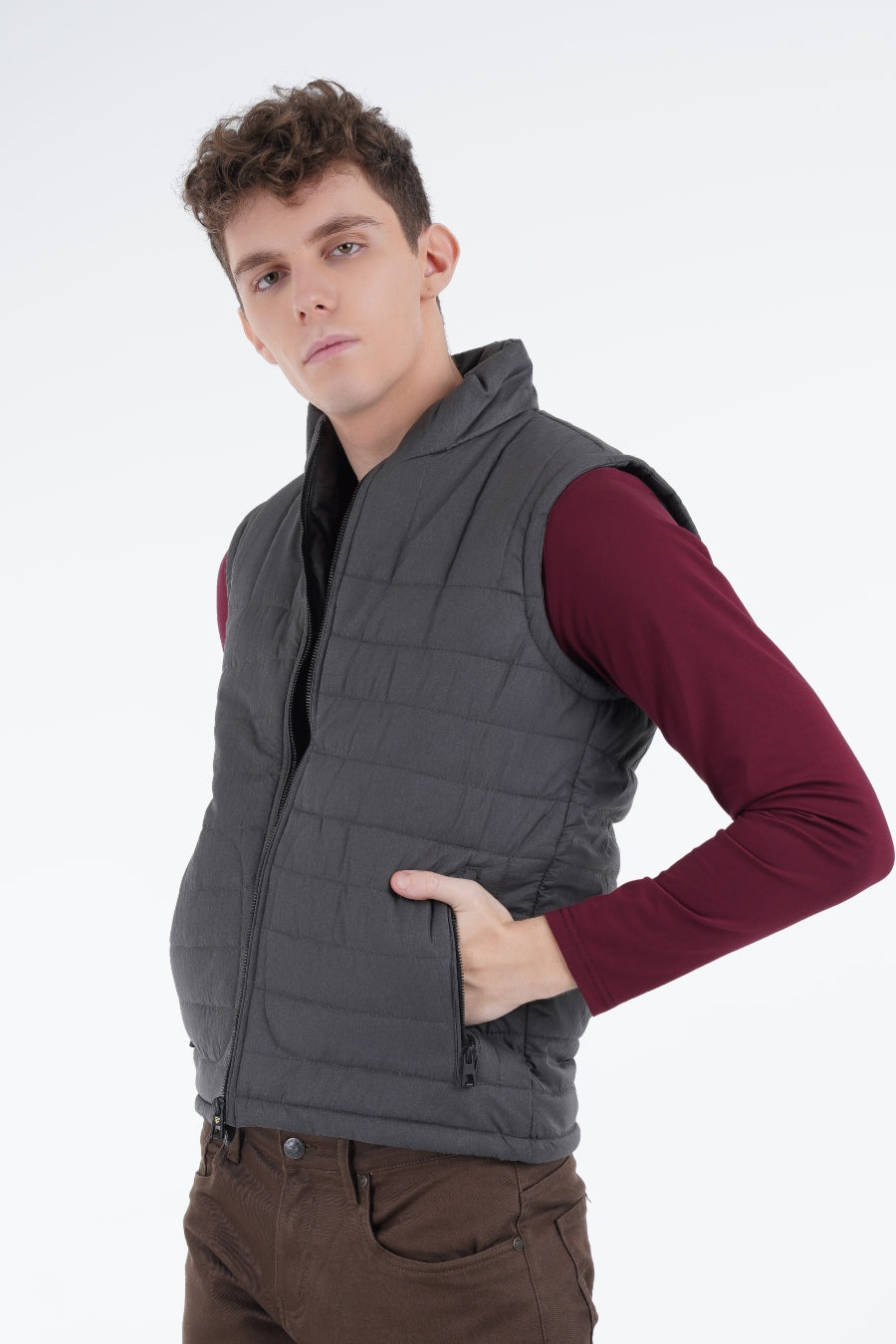 Dimgrey Quilted Gilet Equator
