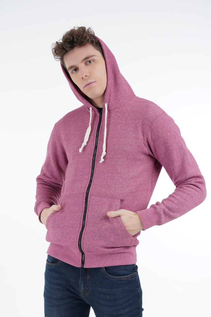 Pink Mélange Hoodie Equator