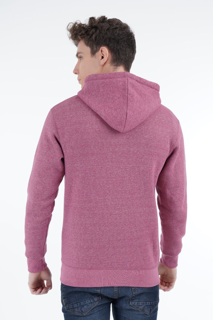 Pink Mélange Hoodie Equator