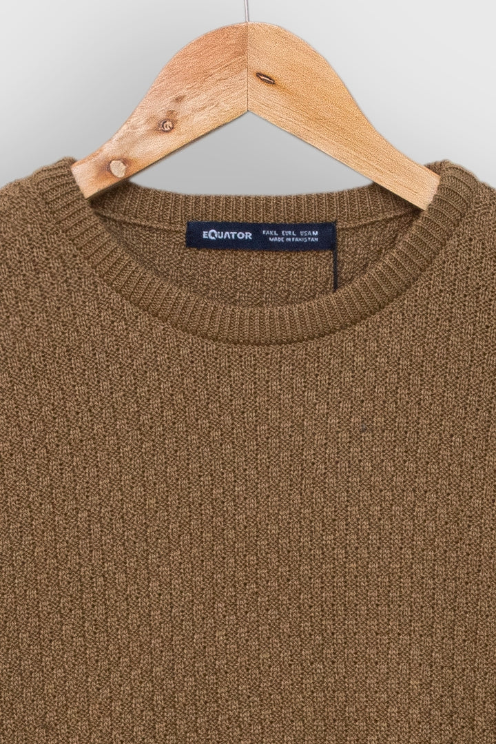 Khaki Knit Sweater Equator