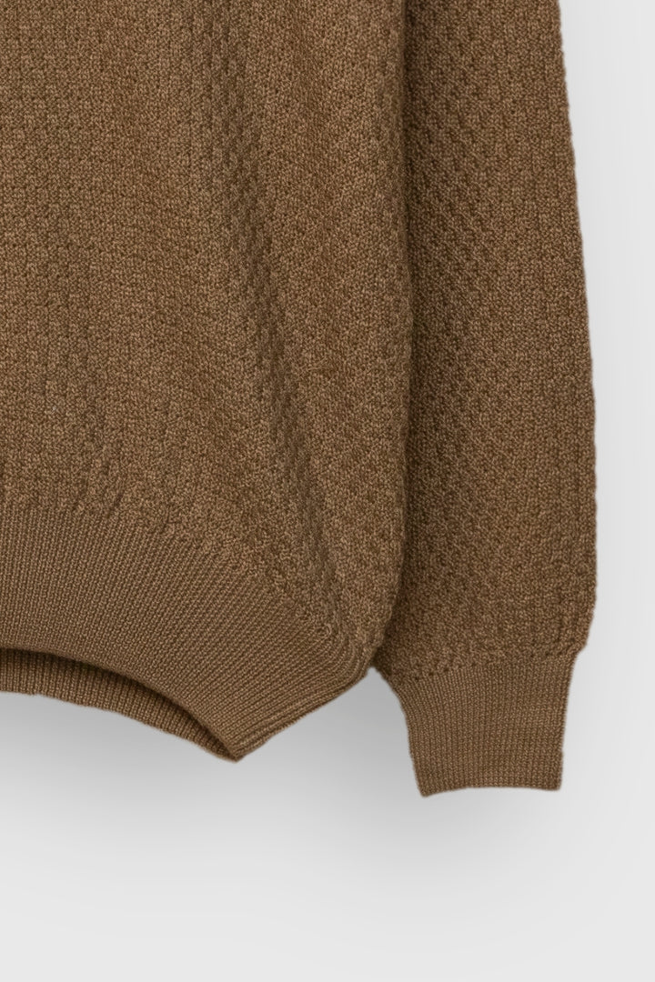 Khaki Knit Sweater Equator