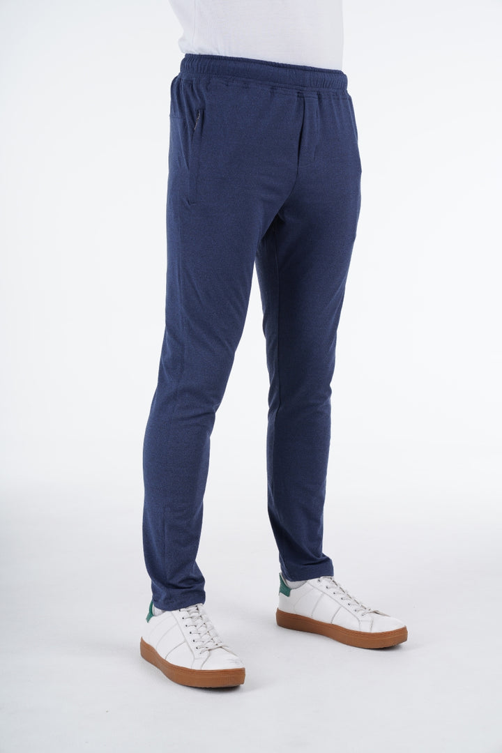 Navy Zip Trousers Equator