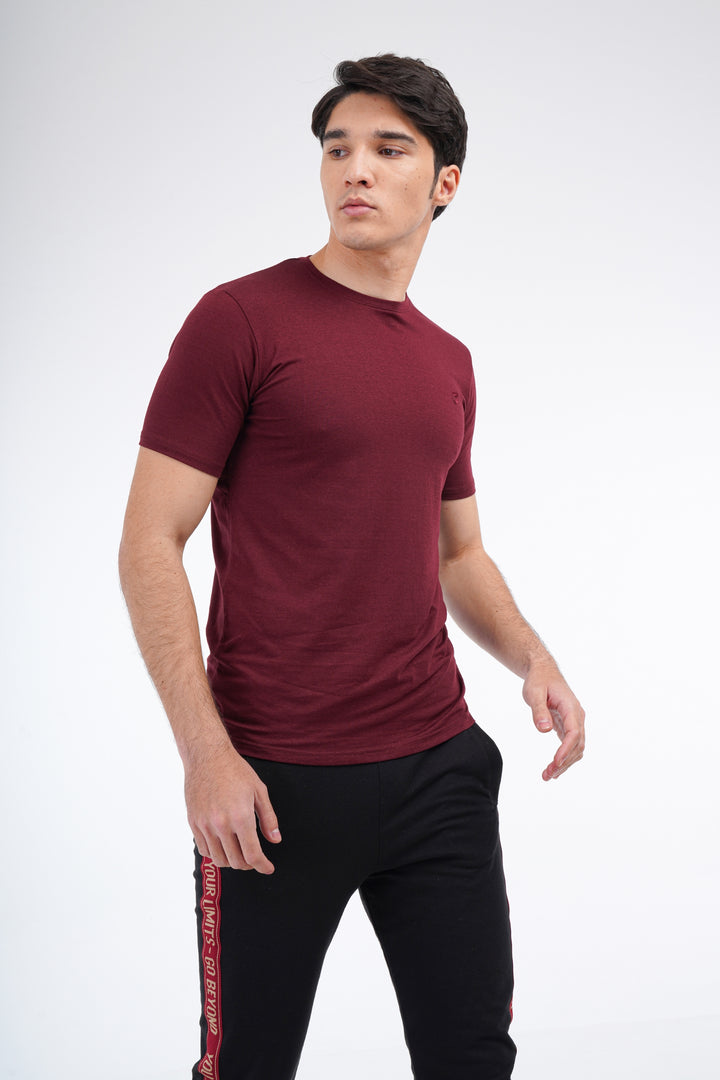 Maroon Half Sleeve T-Shirt Equator