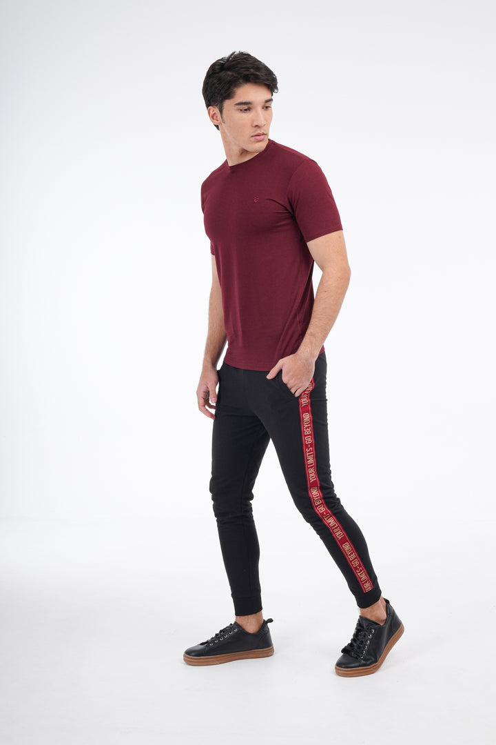 Maroon Half Sleeve T-Shirt Equator