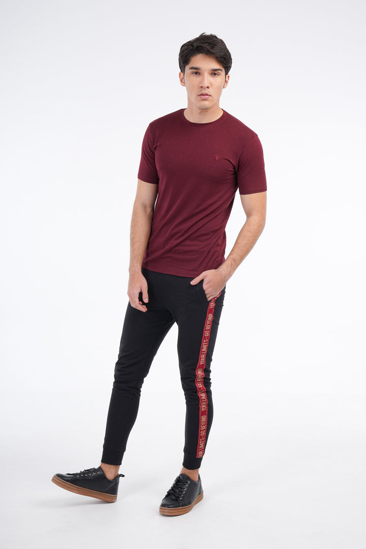 Maroon Half Sleeve T-Shirt Equator