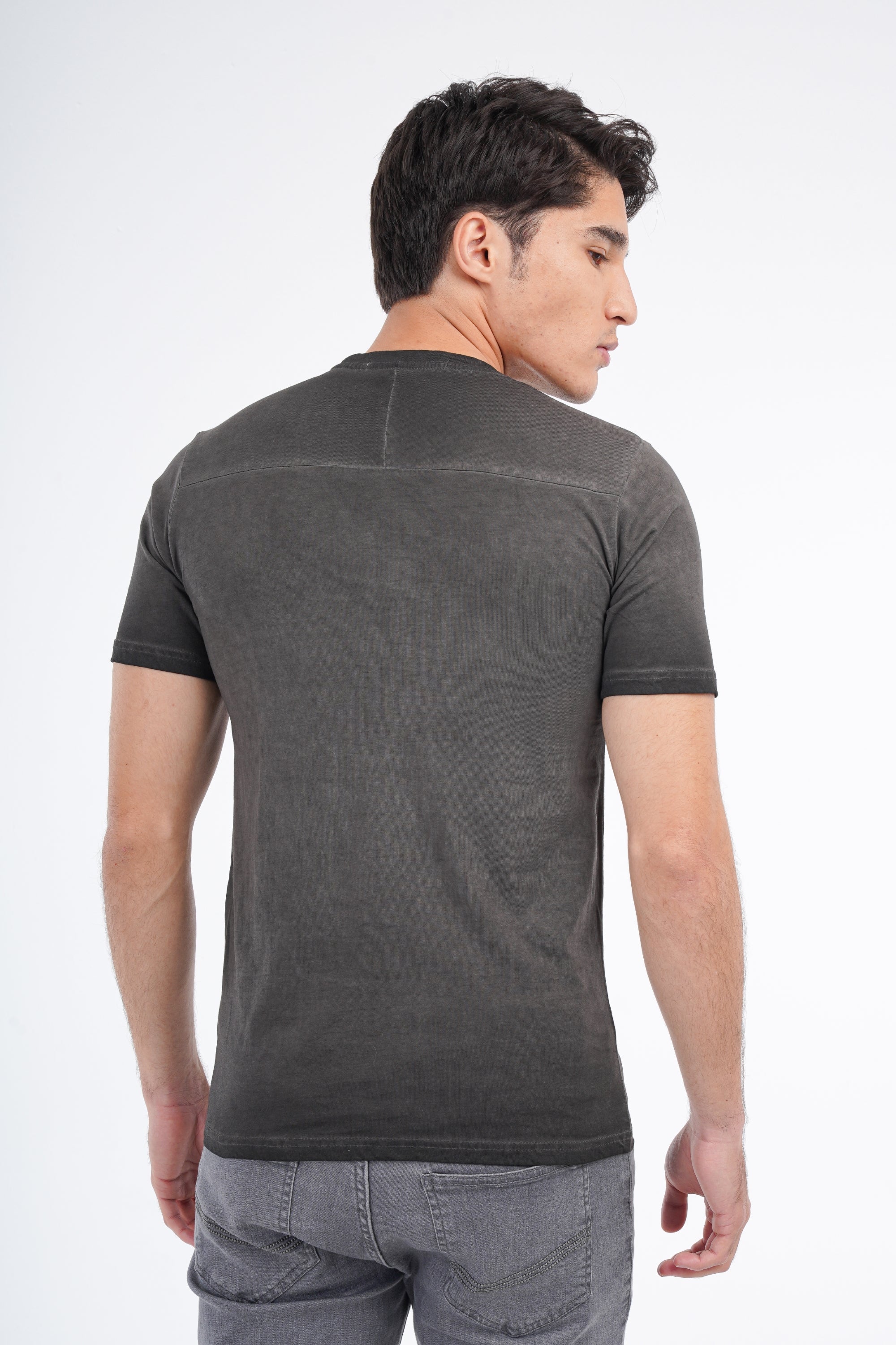 Grey Half Sleeve T-Shirt