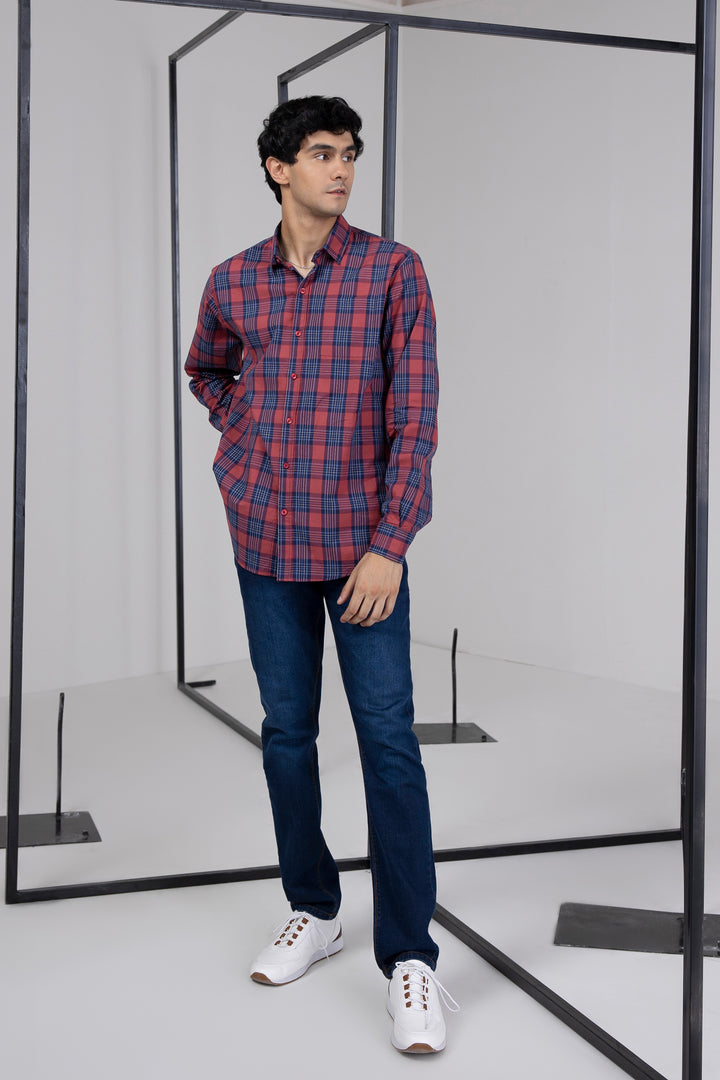 Madras Plaid Shirt Equator