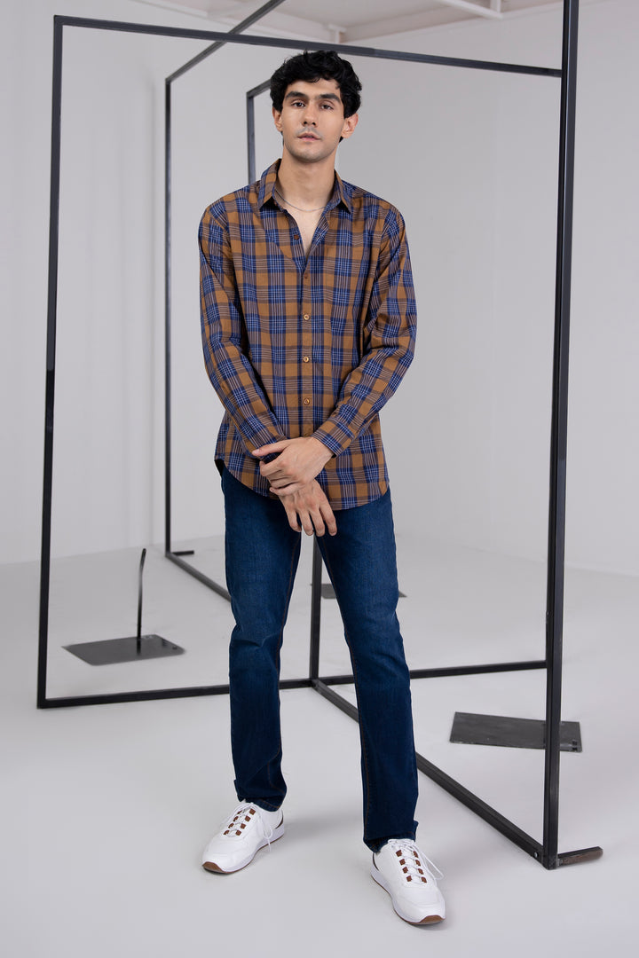 Madras Plaid Shirt Equator