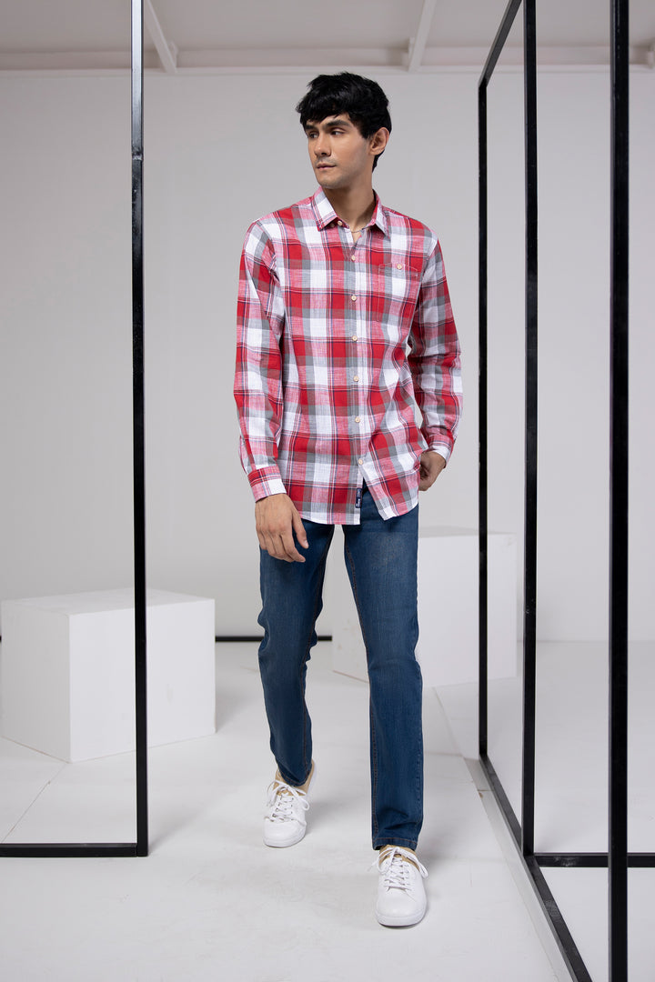 Red Check Shirt Equator