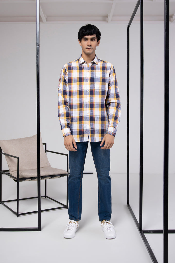 Yellow Check Shirt Equator