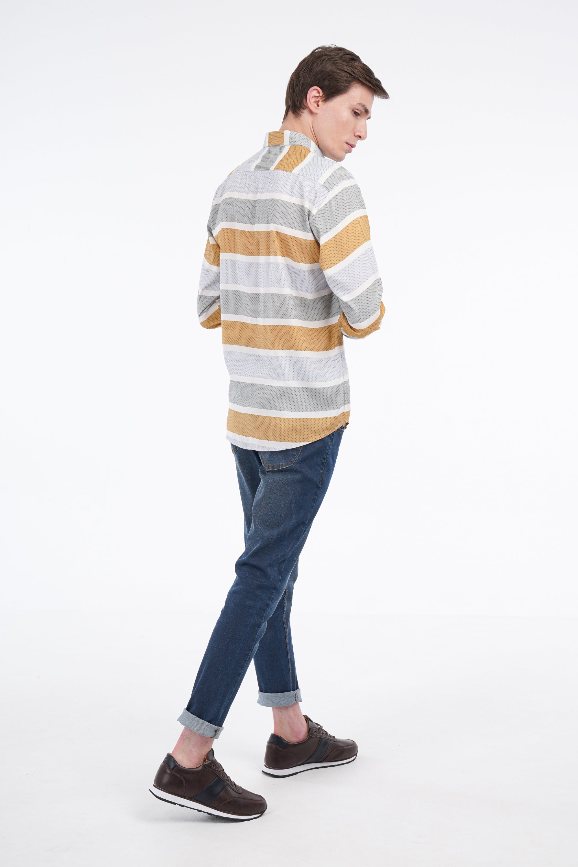 Contrast Stripe Shirt