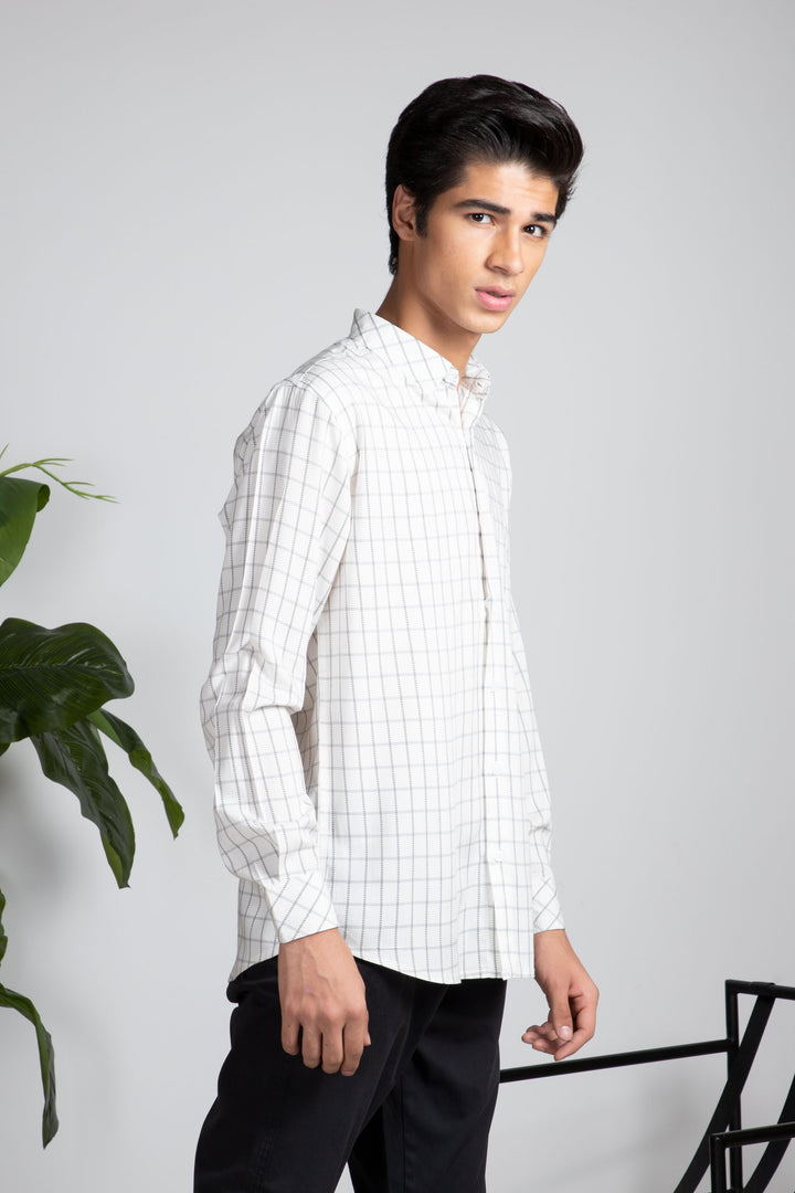 White Check Shirt Equator