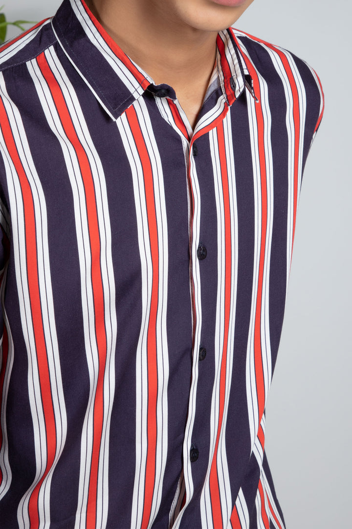 Red Striped Shirt Equator