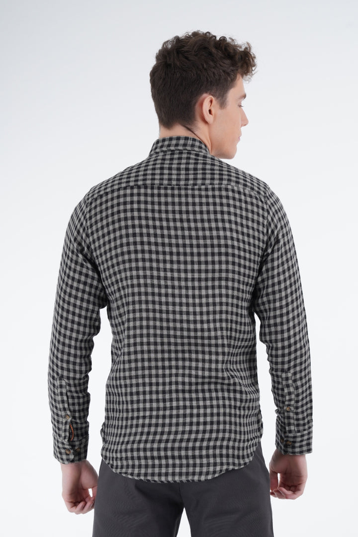 Green Pincheck Shirt Equator