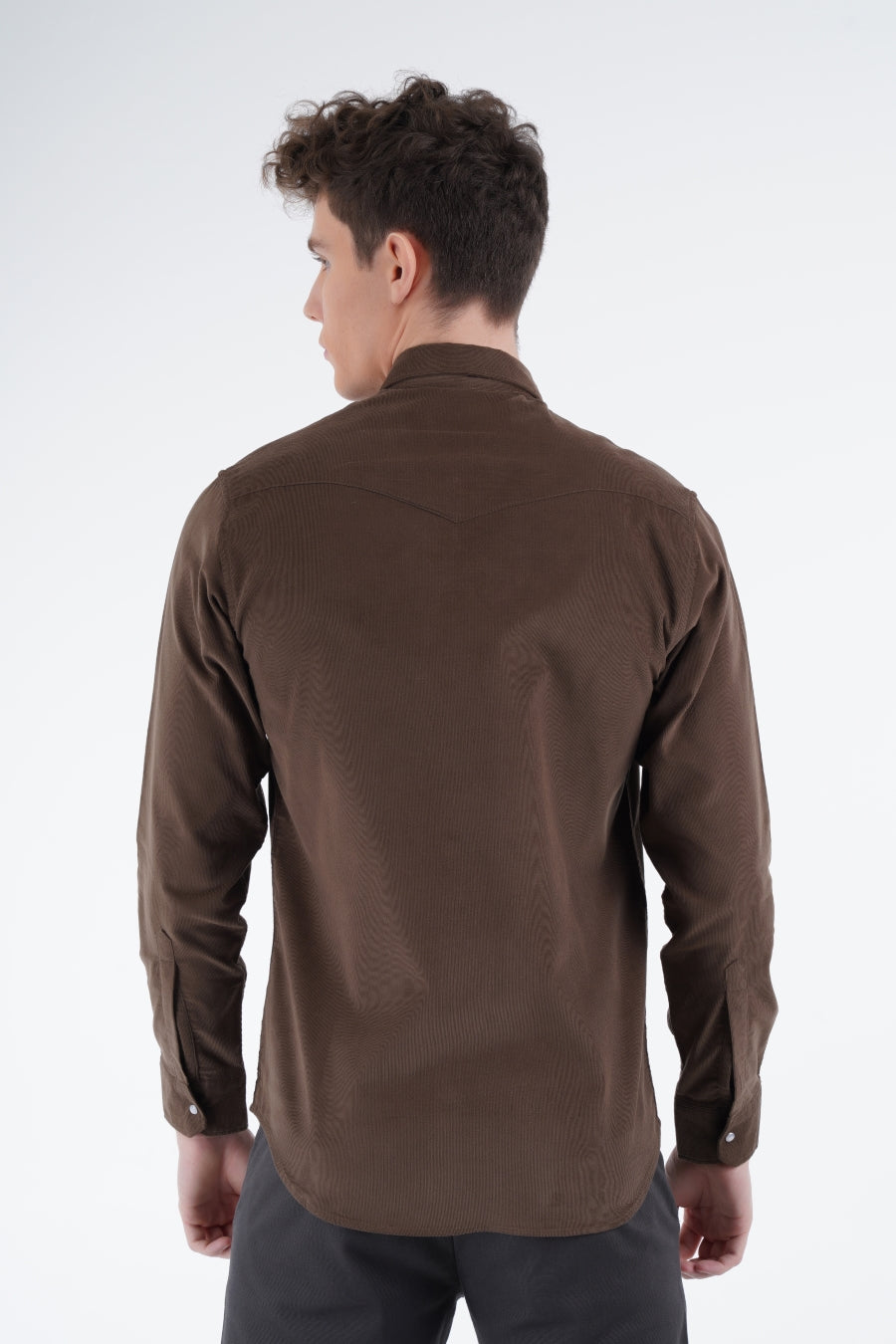 Brown Corduroy Shirt
