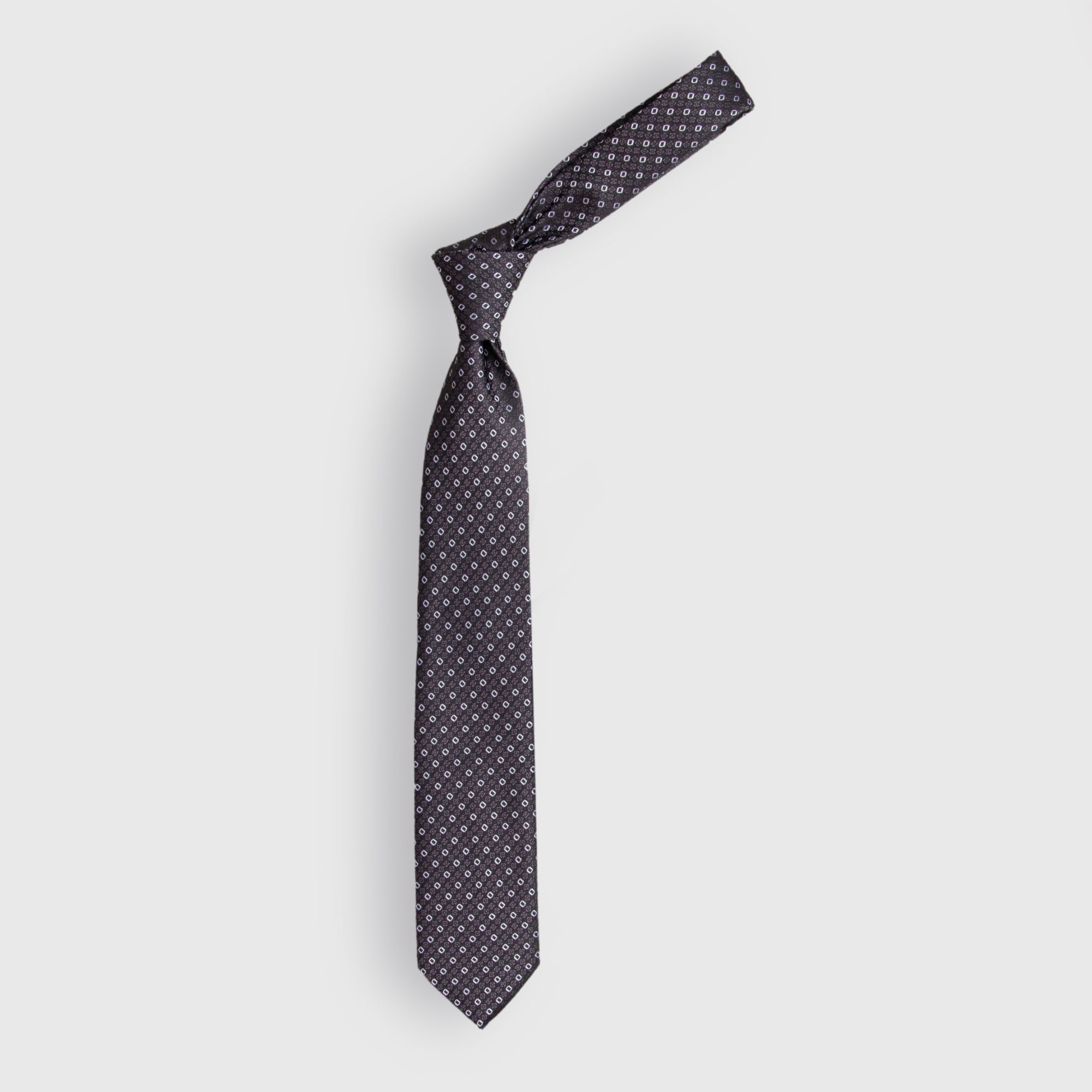Grey Printed Tie