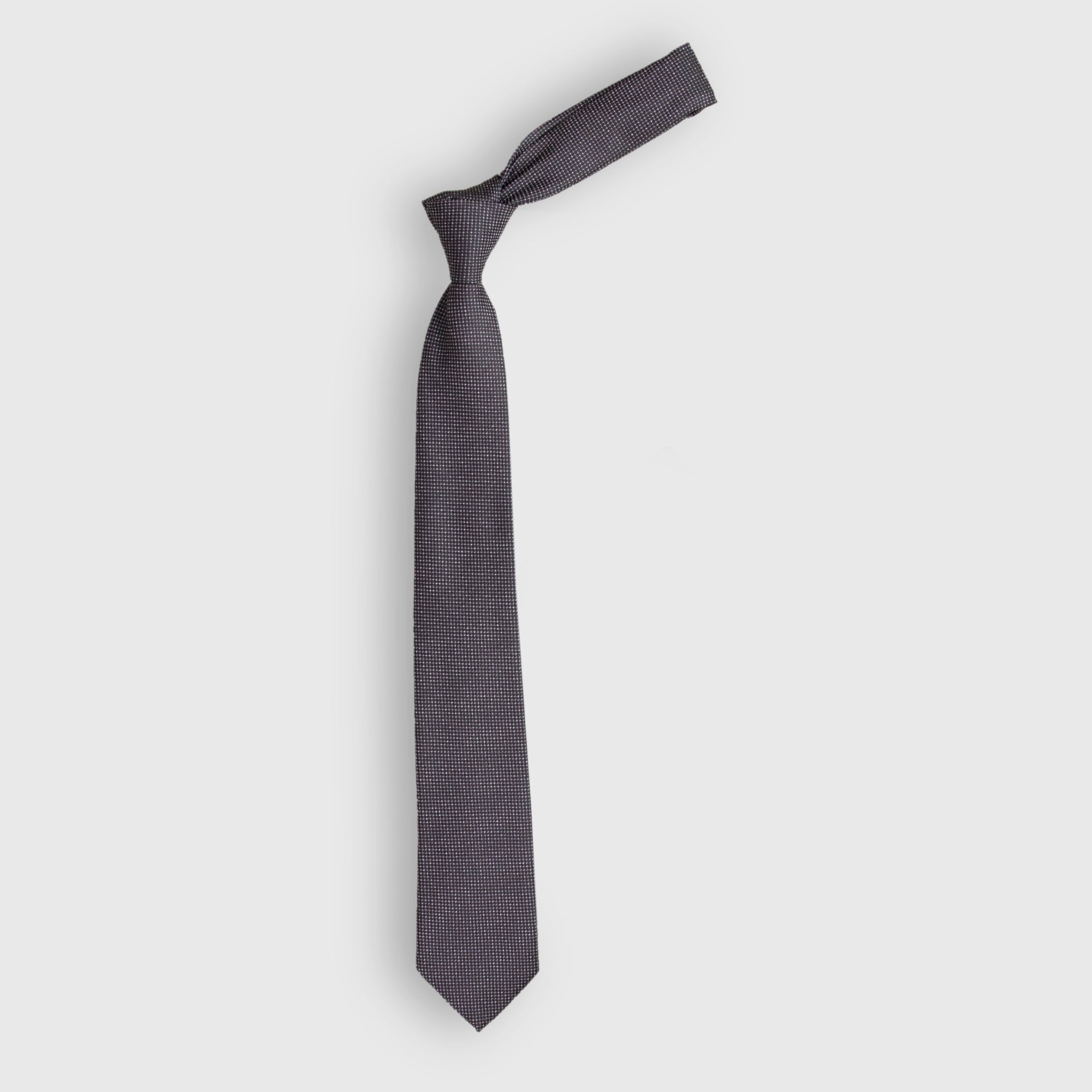 Black Weave Tie