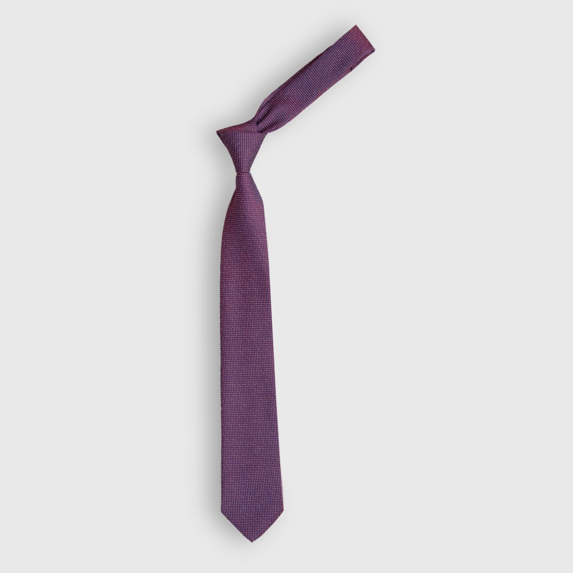 Purple Weave Tie