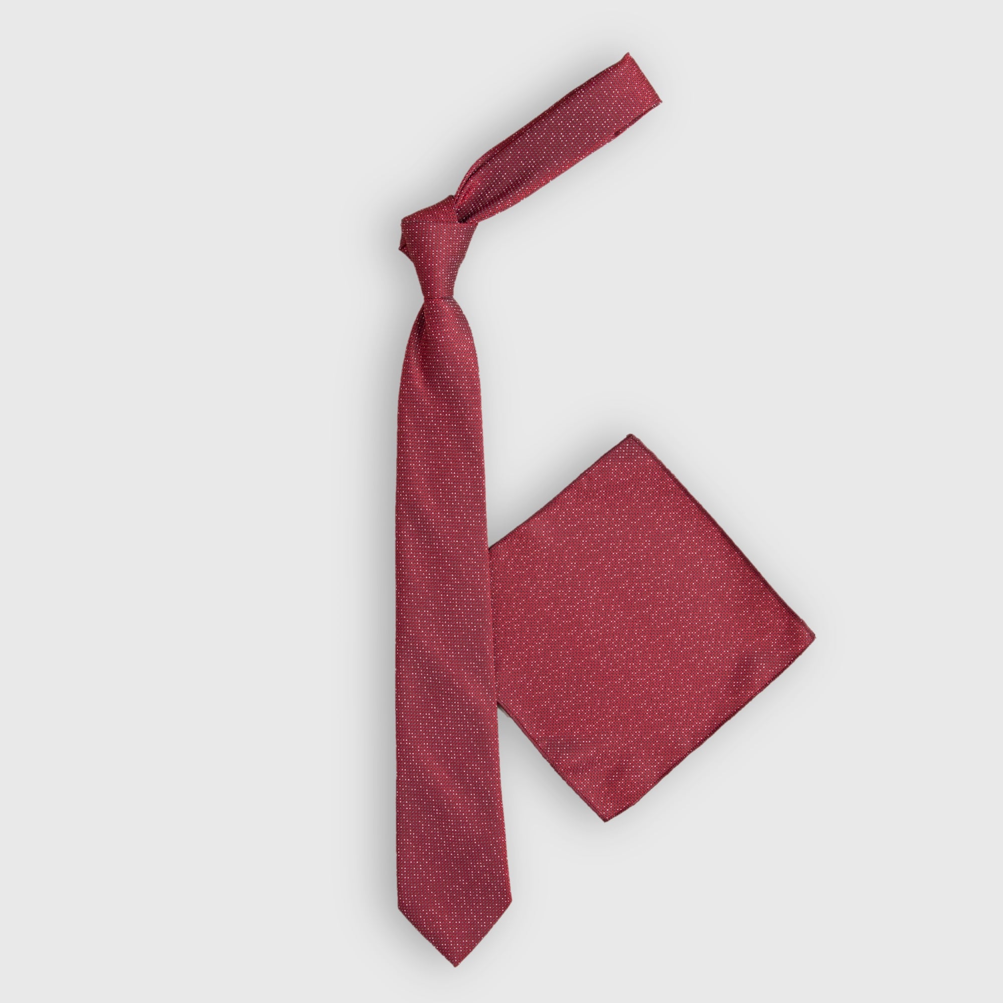 Garnet Weave Tie