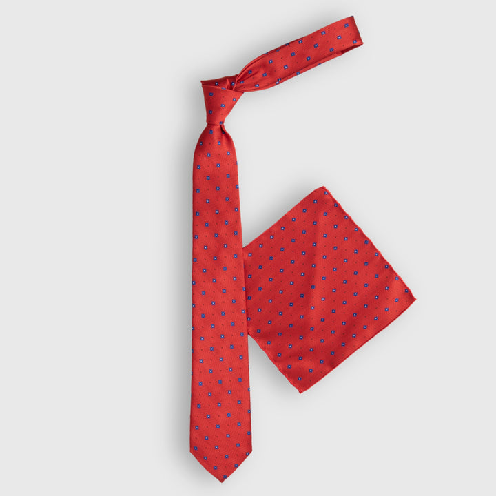 Polka Flower Tie Equator