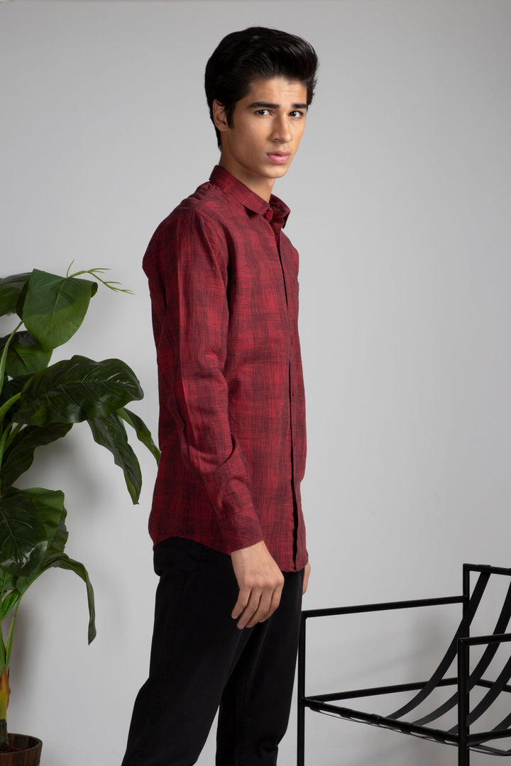 Scarlet Check Shirt Equator