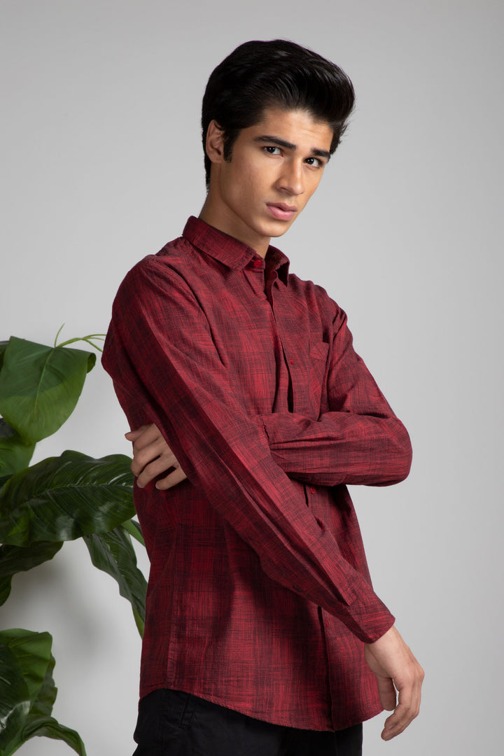 Scarlet Check Shirt Equator