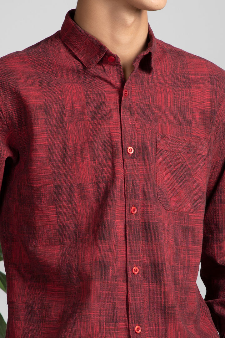 Scarlet Check Shirt Equator