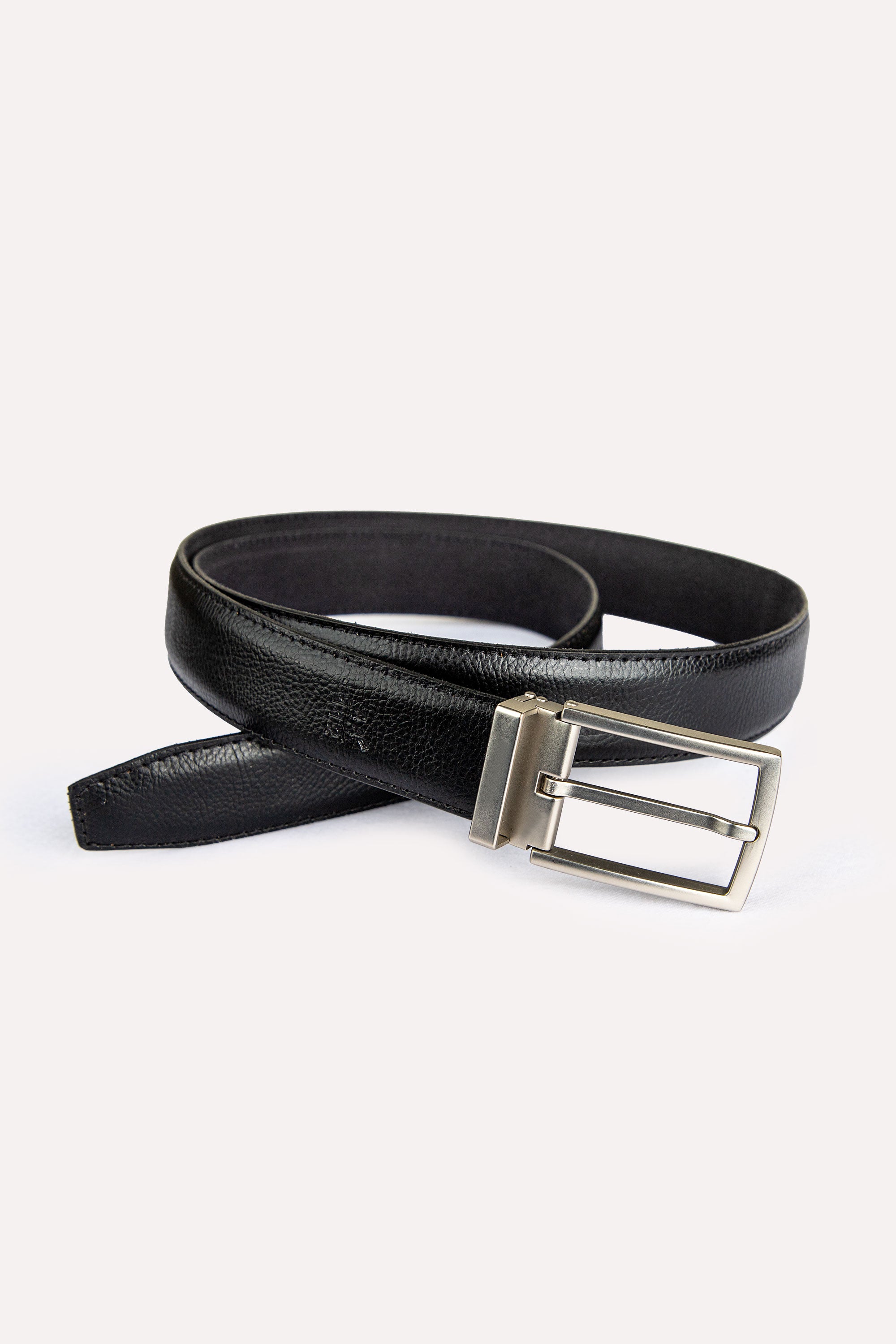 Onyx Leather Belt