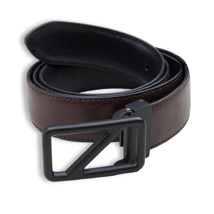 Brown Rectangular Buckle Belt Equator