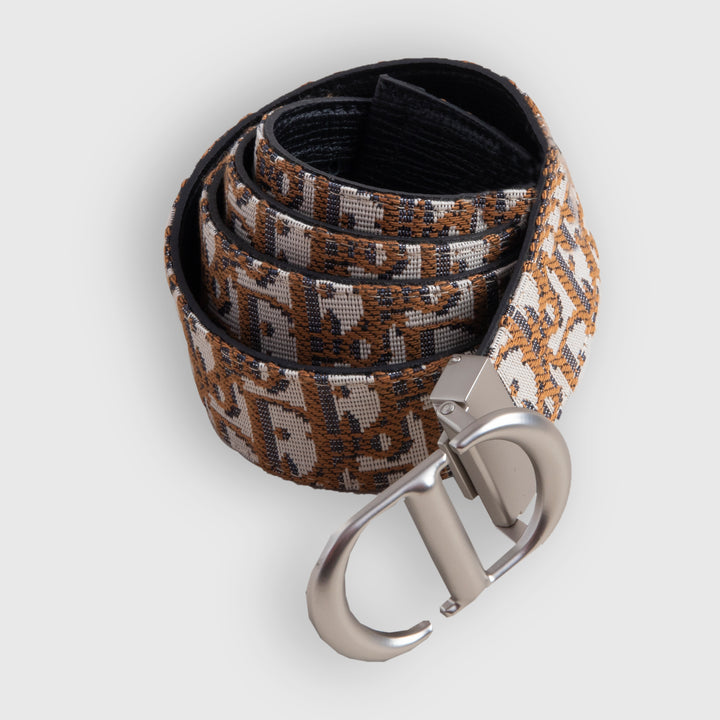 Brown Jacquard Belt Equator