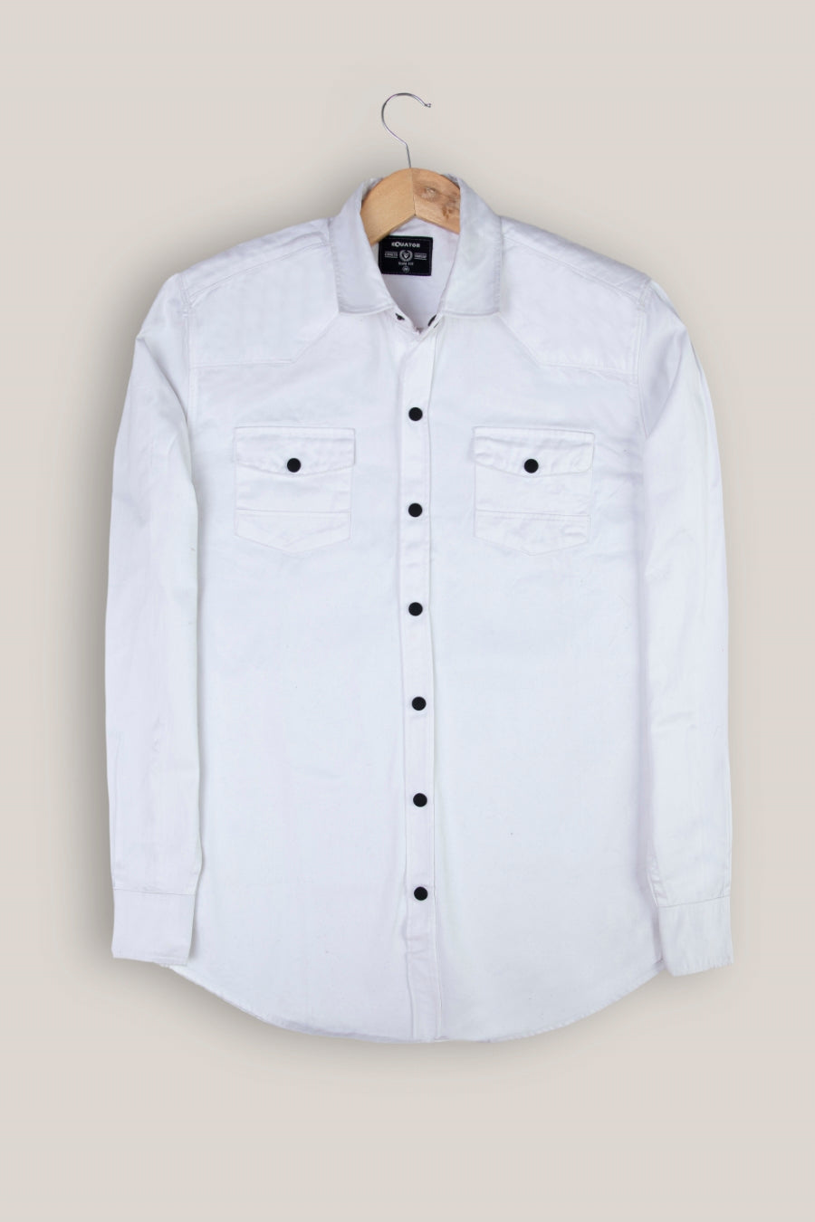 White Casual Shirt Equator