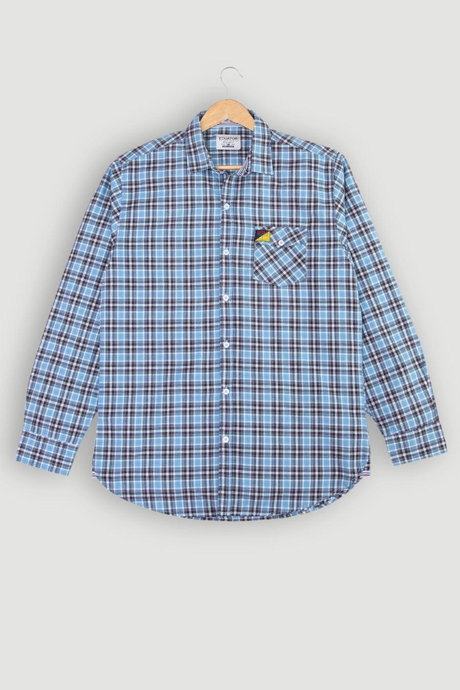 Brown Checkered Shirt - Equator Stores