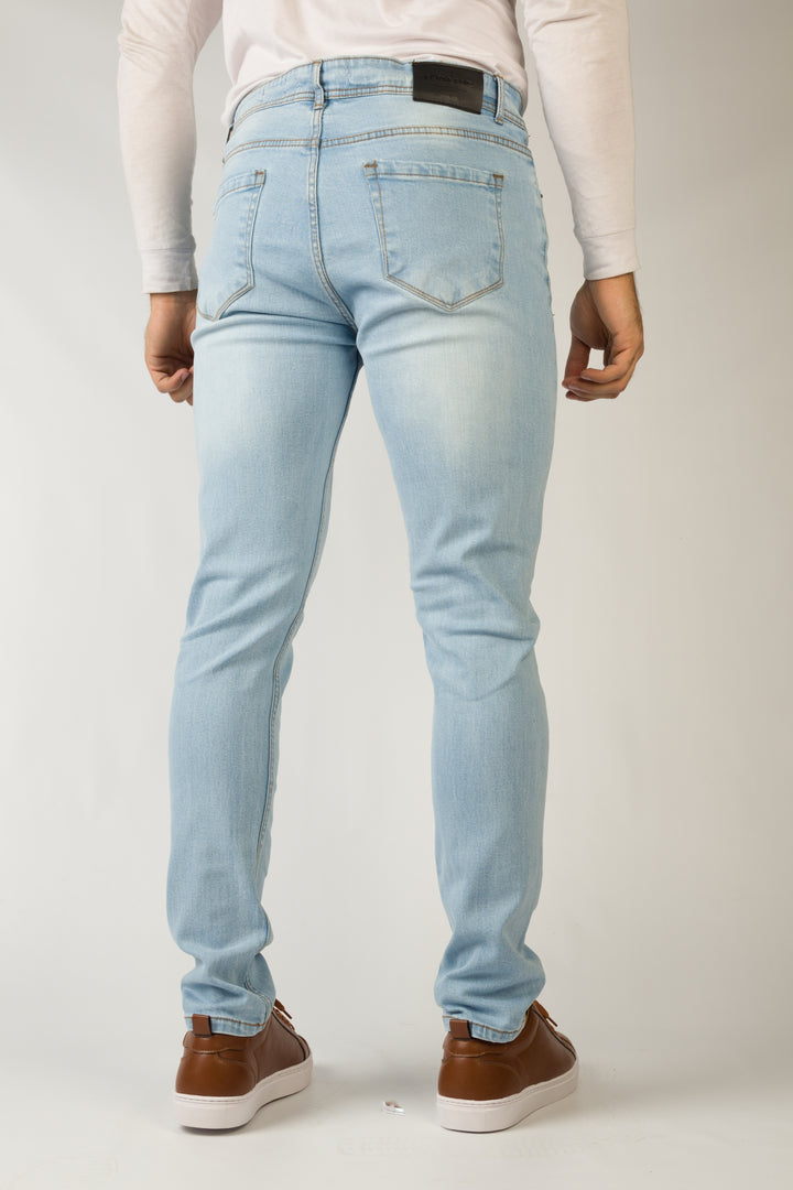 Cropped Fit Sky Blue Jeans Equator