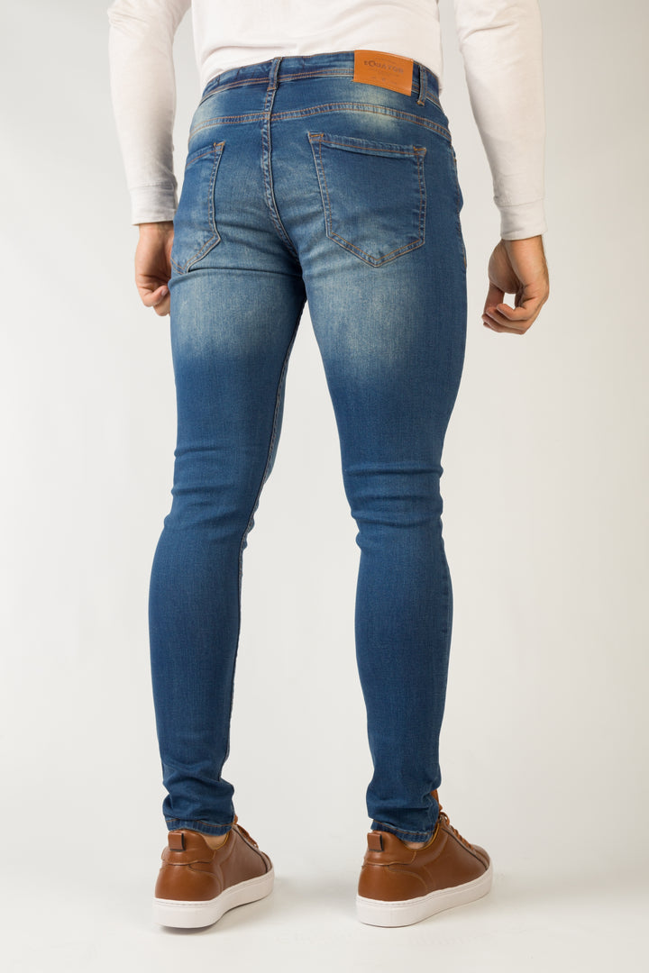 Skinny Fit Washed Jeans Equator