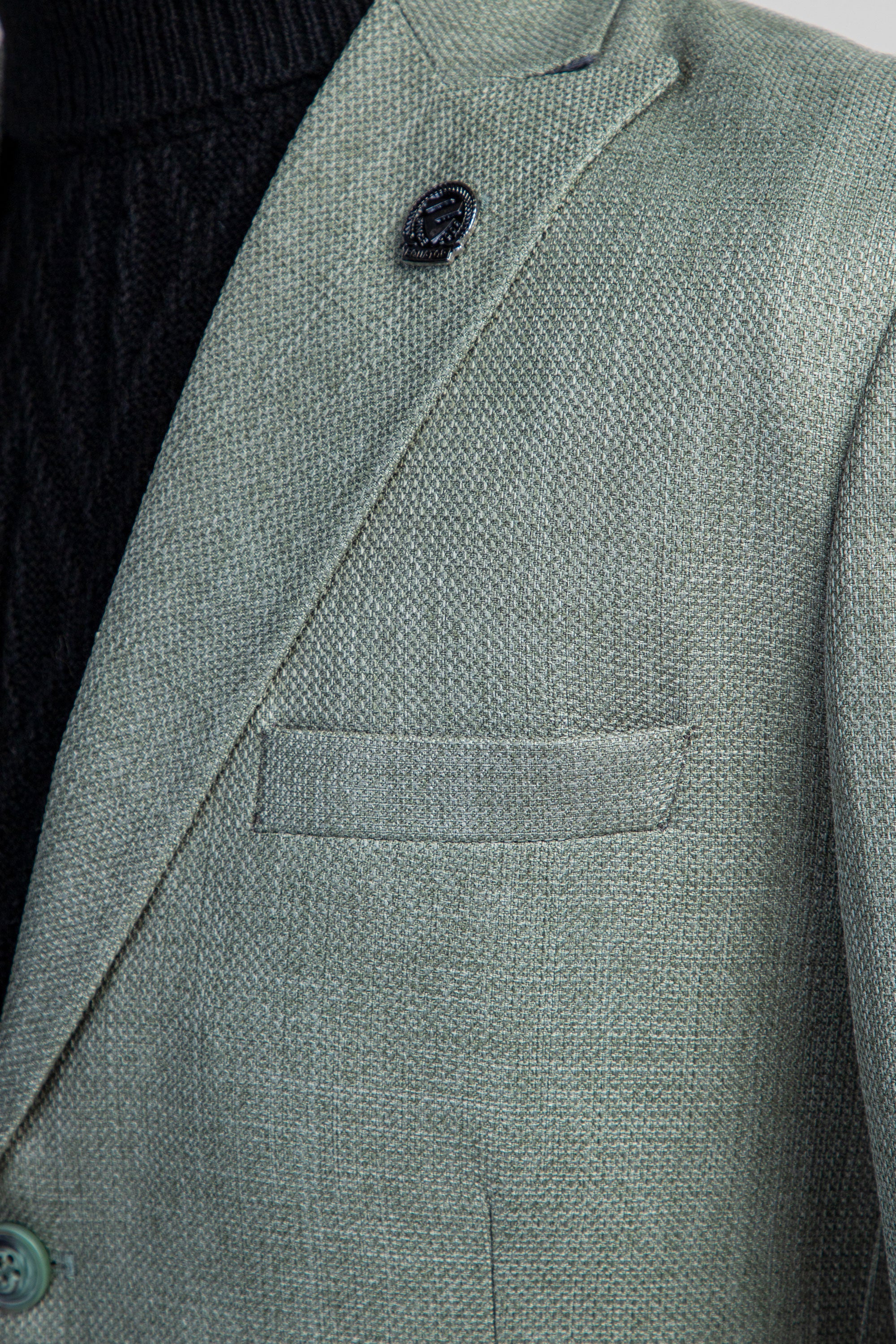 Formal Light Green Coat