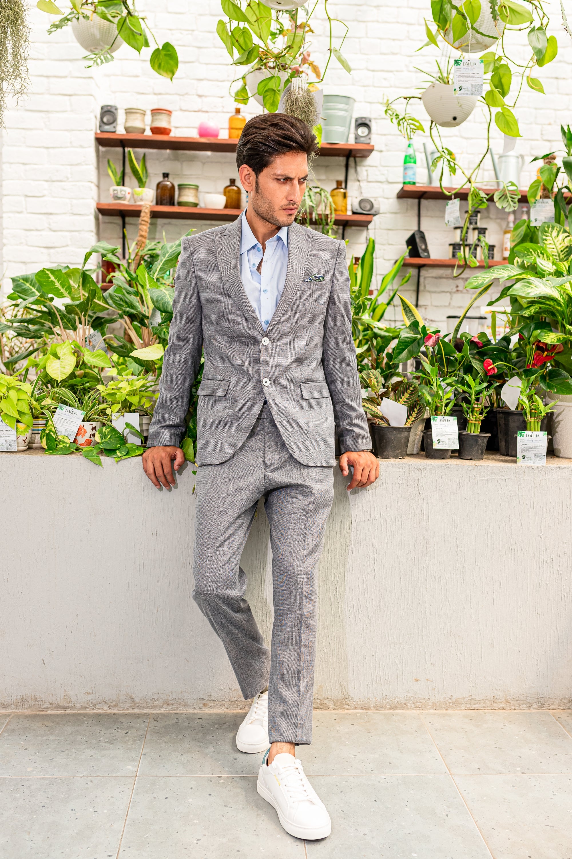 Grey Suit 2 Pcs