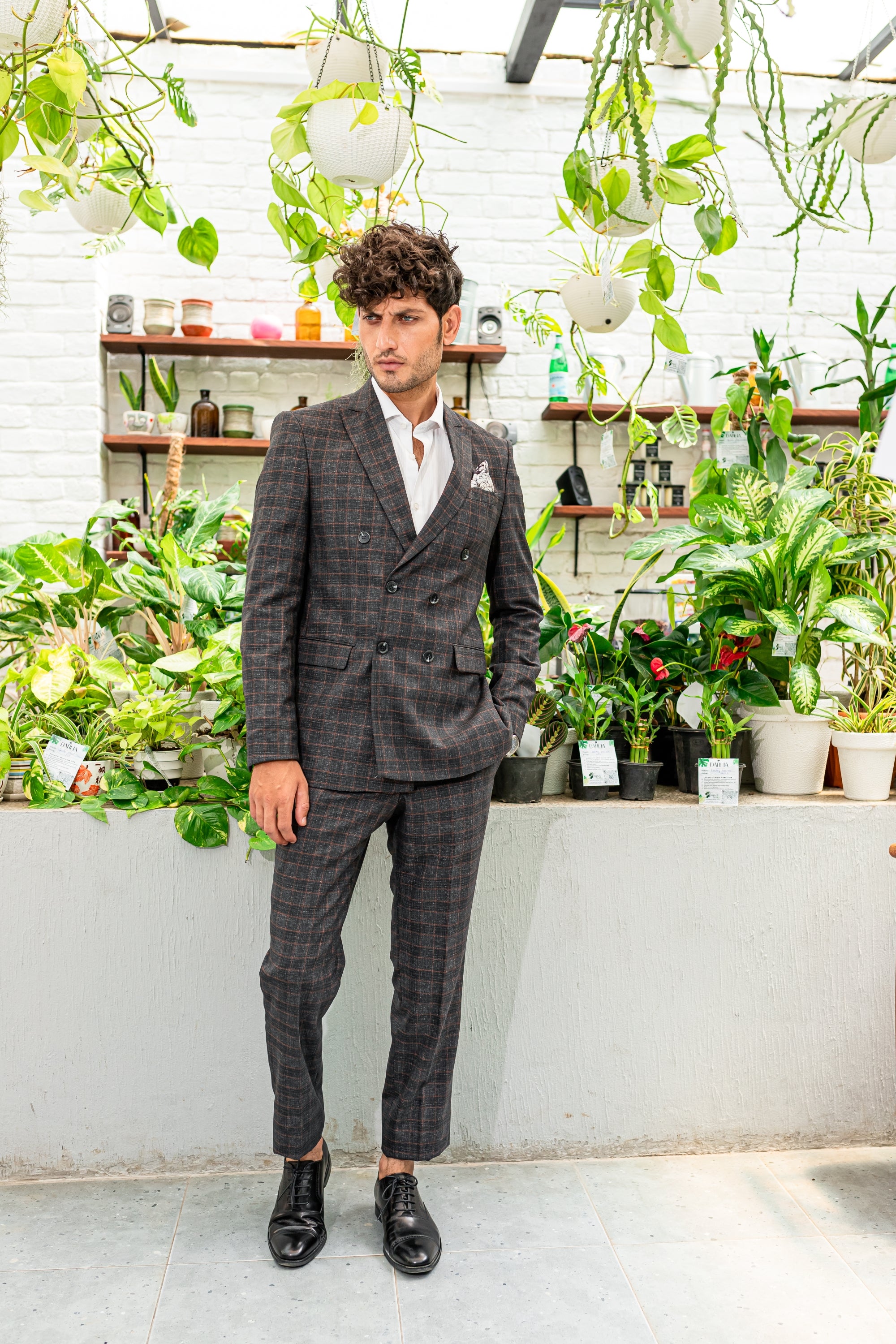 Brown Two Piece Suit