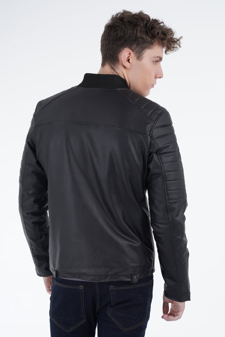 Quilted Biker Jacket Equator