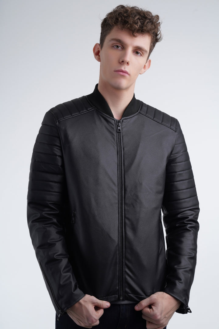 Quilted Biker Jacket Equator