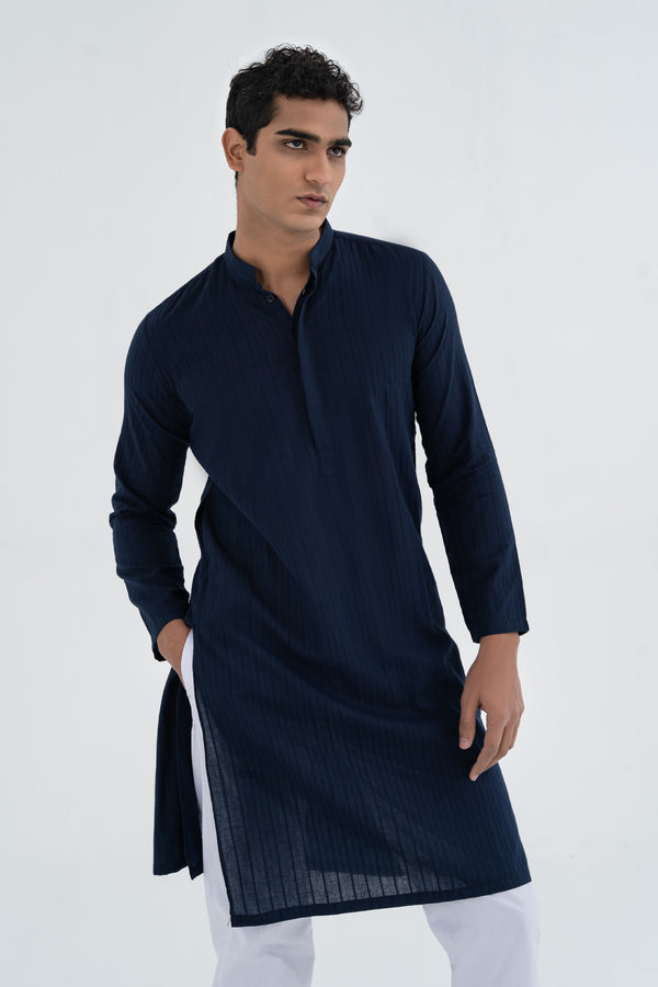 Navy Traditional Kurta