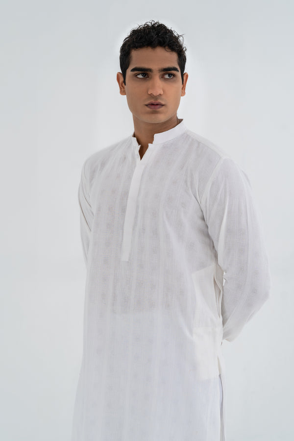 Off White Traditional Kurta