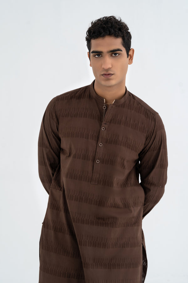 Brown Traditional Kurta