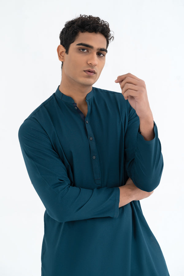 Teal Traditional Kurta