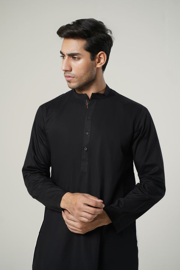 Black Gents Kurta