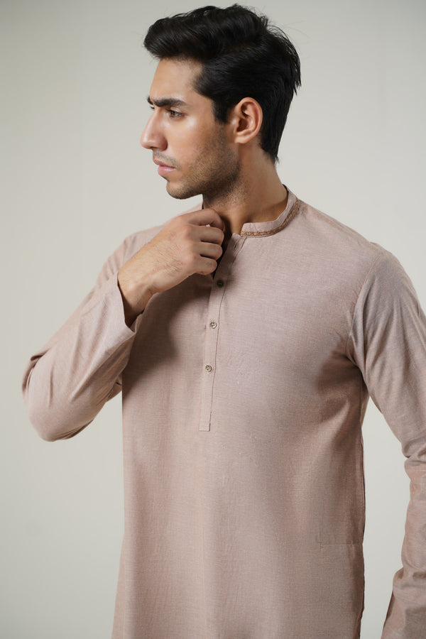 Rust Gents Kurta