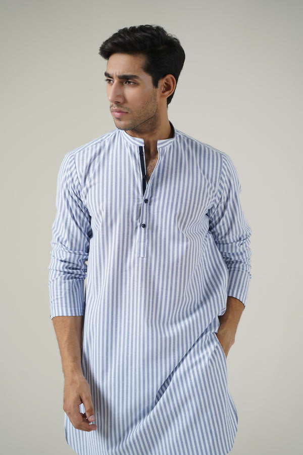 Blue Gents Kurta